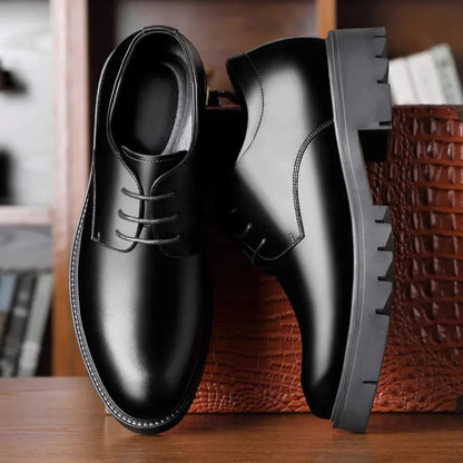 Alberto - Verhoogde Formele Veterschoenen - 8cm - Elevated
