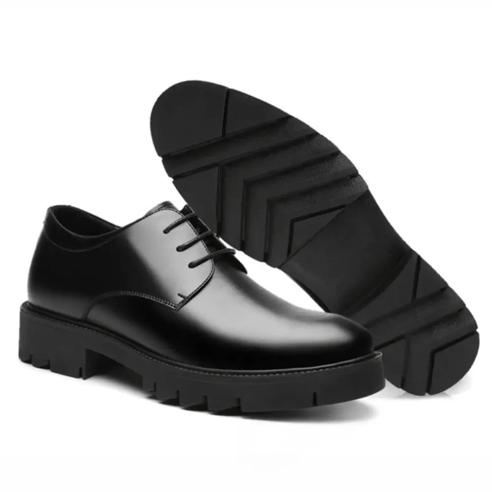 Alberto - Verhoogde Formele Veterschoenen - 8cm - Elevated
