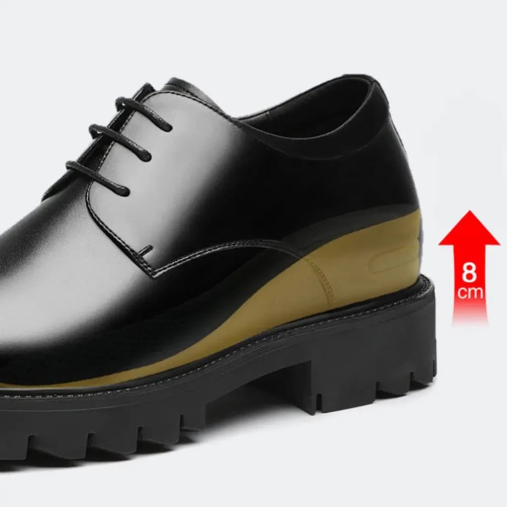 Alberto - Verhoogde Formele Veterschoenen - 8cm - Elevated