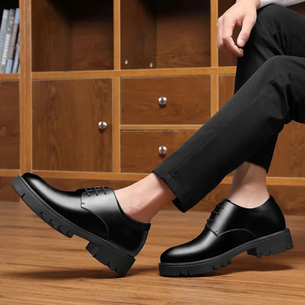 Alberto - Verhoogde Formele Veterschoenen - 8cm - Elevated