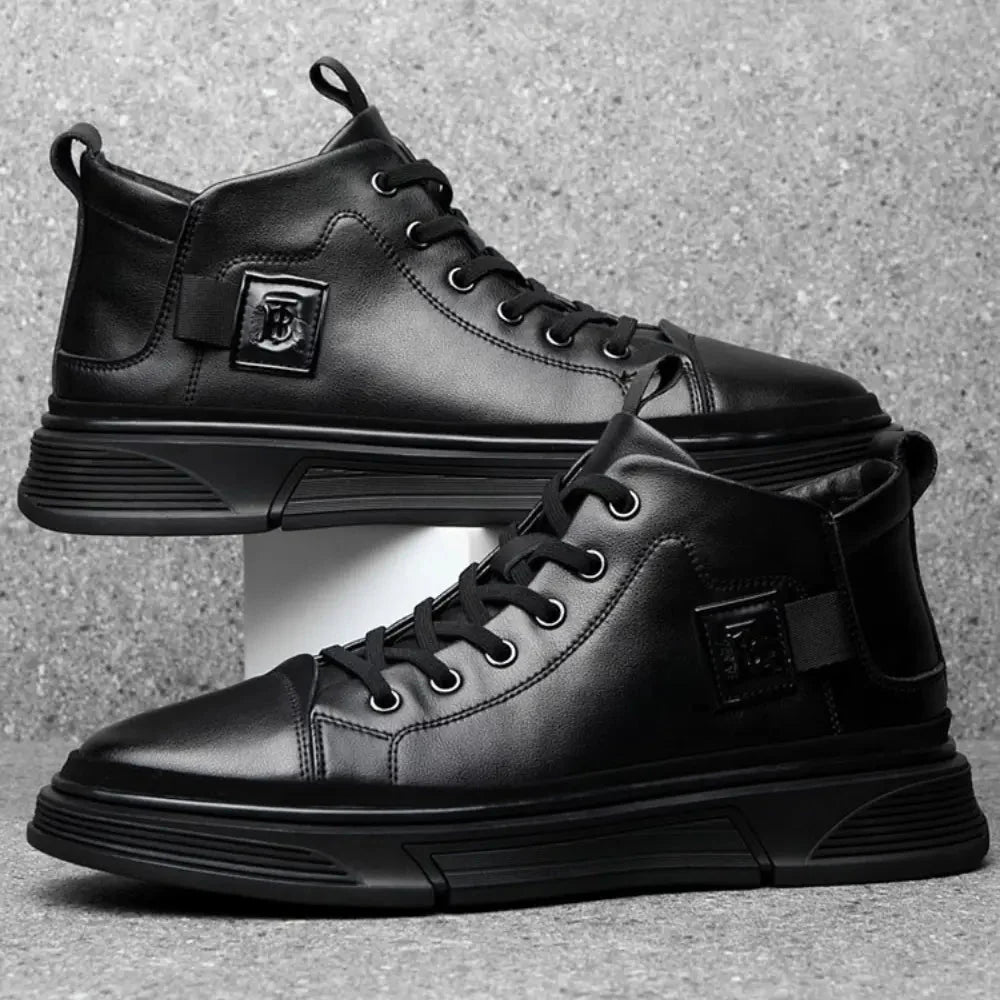 Allen - Verhoogde Halfhoge Casual Sneakers - 8cm - Elevated
