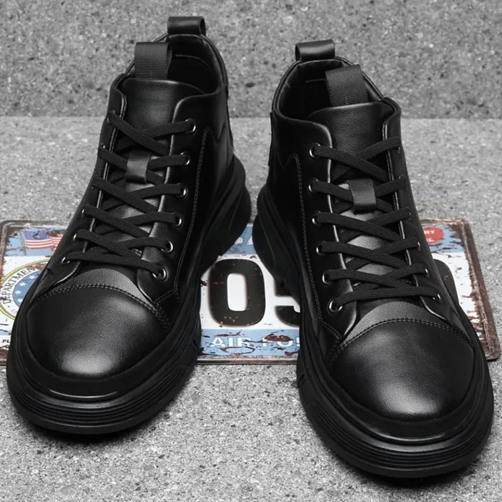 Allen - Verhoogde Halfhoge Casual Sneakers - 8cm - Elevated