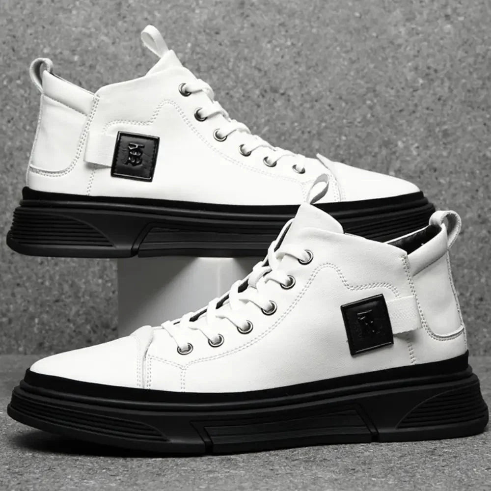 Allen - Verhoogde Halfhoge Casual Sneakers - 8cm - Elevated