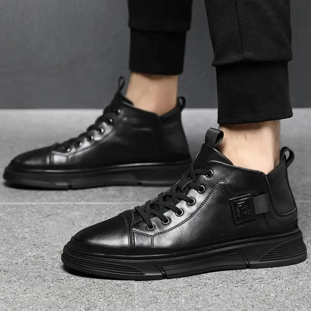 Allen - Verhoogde Halfhoge Casual Sneakers - 8cm - Elevated