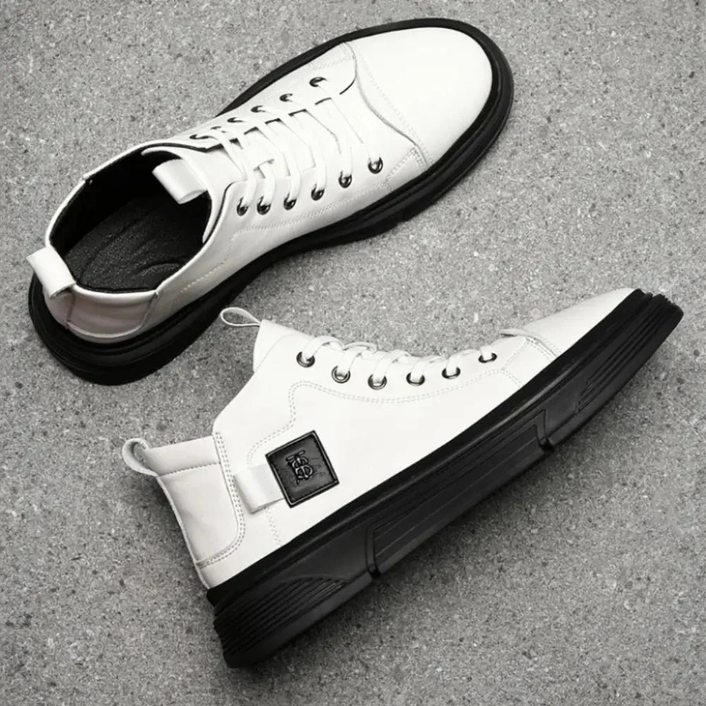 Allen - Verhoogde Halfhoge Casual Sneakers - 8cm - Elevated