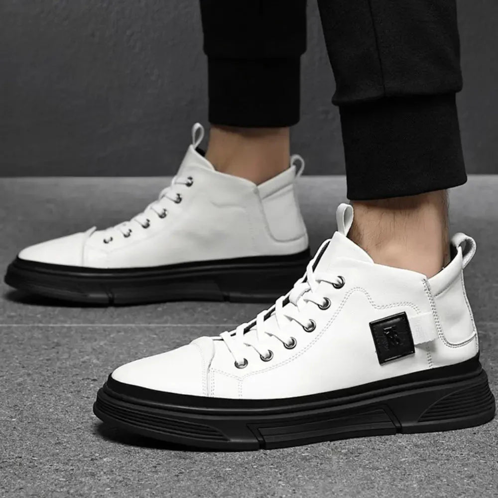 Allen - Verhoogde Halfhoge Casual Sneakers - 8cm - Elevated