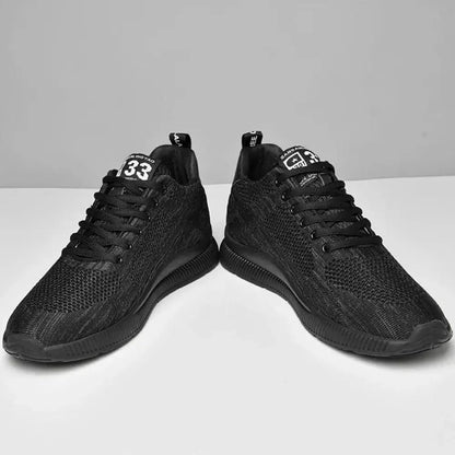 Diego – Elevated herensneaker met ademende structuur en sportieve zool - 7cm - Elevated
