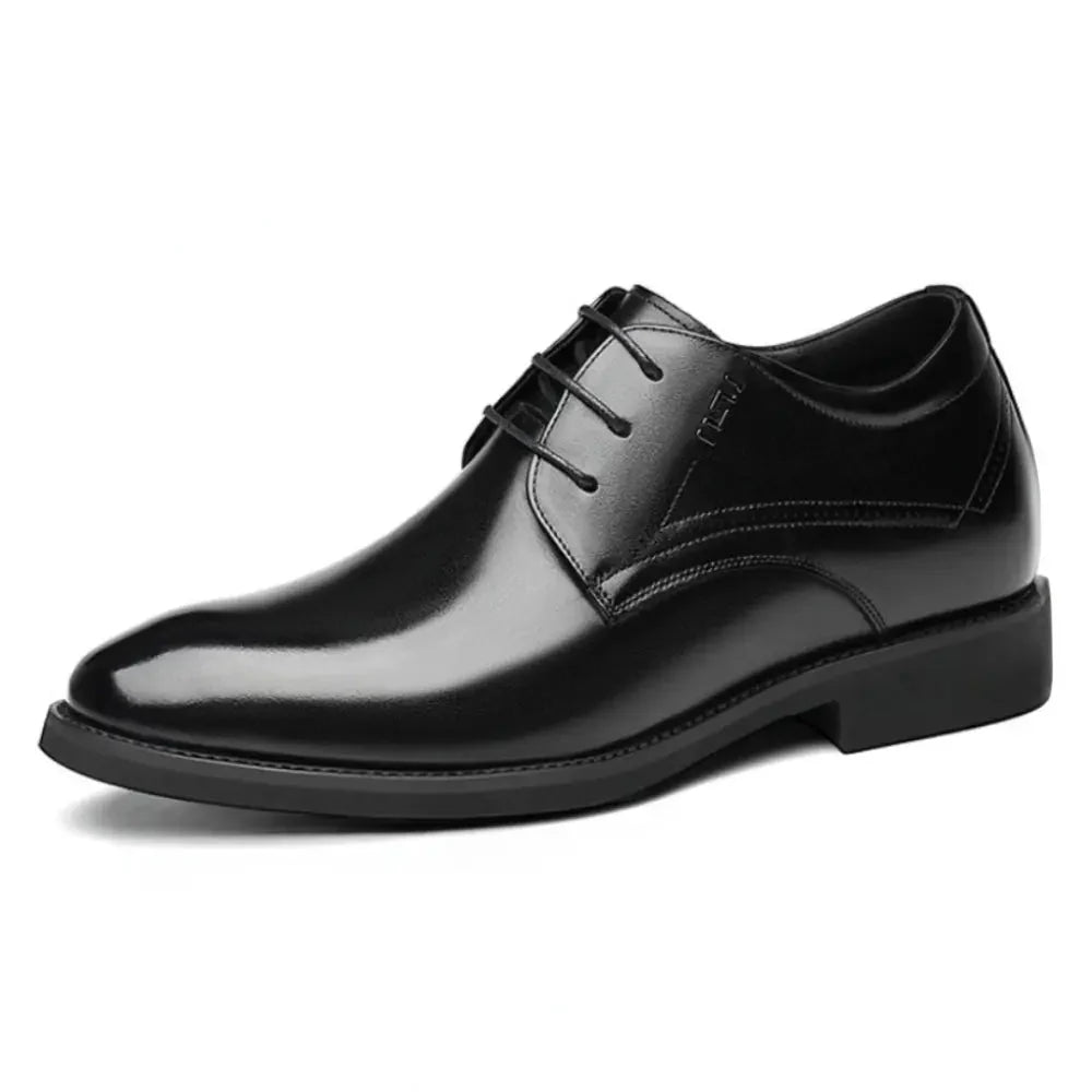 Francis - Verhoogde Luxe Derby Veterschoenen - 8cm - Elevated