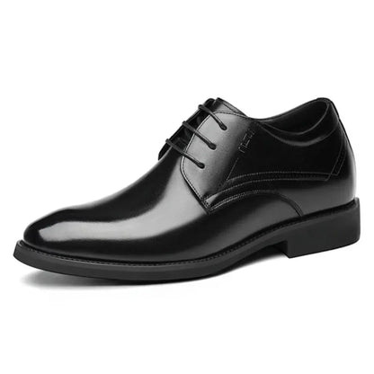 Francis - Verhoogde Luxe Derby Veterschoenen - 8cm - Elevated