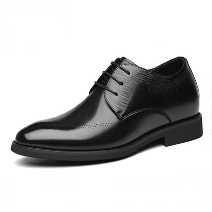 Larius - Verhoogde Formele Klassieke Derby Schoenen - 8cm - Elevated