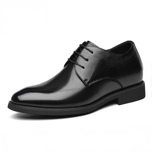 Larius - Verhoogde Formele Klassieke Derby Schoenen - 8cm - Elevated