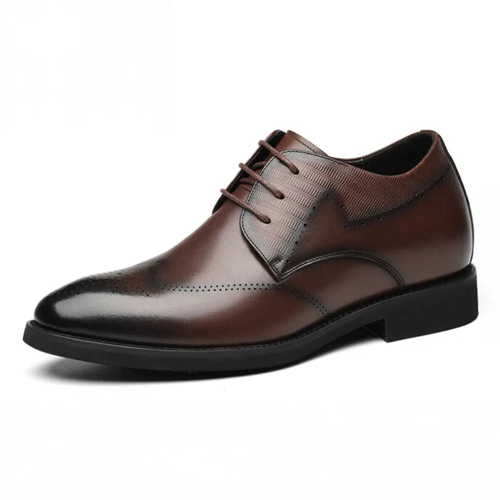 Larius - Verhoogde Formele Klassieke Derby Schoenen - 8cm - Elevated