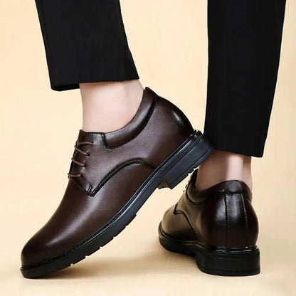 Lorenzo - Verhoogde Tijdloze Lage Nette Schoenen - 7cm - Elevated