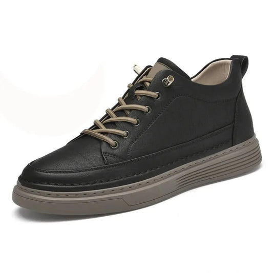 Marc– Elevated herensneaker met ambachtelijke look - 7cm - Elevated