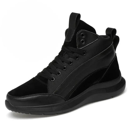 Max – Elevated herensneaker met hoog uitgesneden kraag en gelaagde structuur - 8cm - Elevated