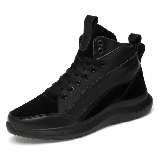 Max – Elevated herensneaker met hoog uitgesneden kraag en gelaagde structuur - 8cm - Elevated
