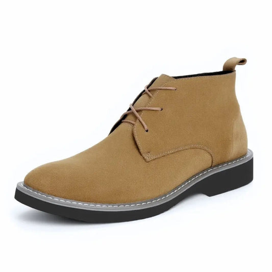 Mees – Elevated heren desert boot met laag profiel en gestikte zoolrand - 8cm - Elevated