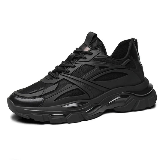 Mike – Elevated herensneaker met gelaagde zool en futuristisch paneelontwerp - 8cm - Elevated