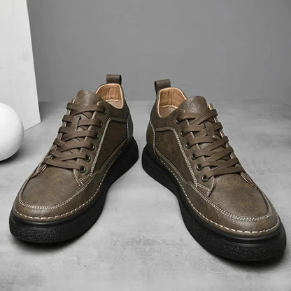 Raf – Elevated herensneaker met gestikte afwerking en comfortabele zool - 7cm - Elevated