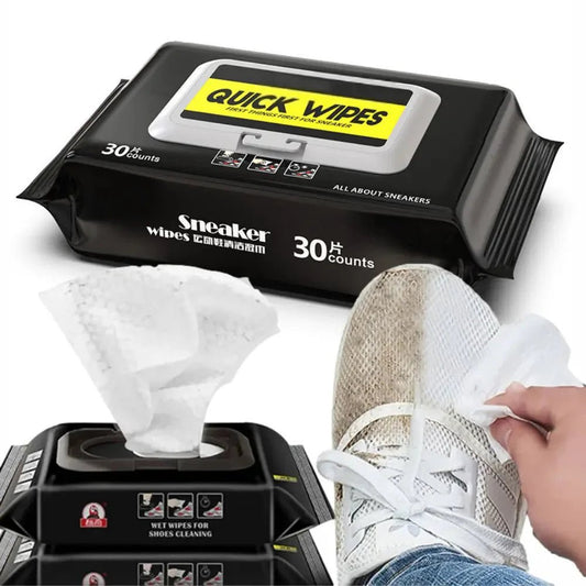 Schoonmaakdoekjes voor schoenen en lederwaren (30 stuks) - Elevated
